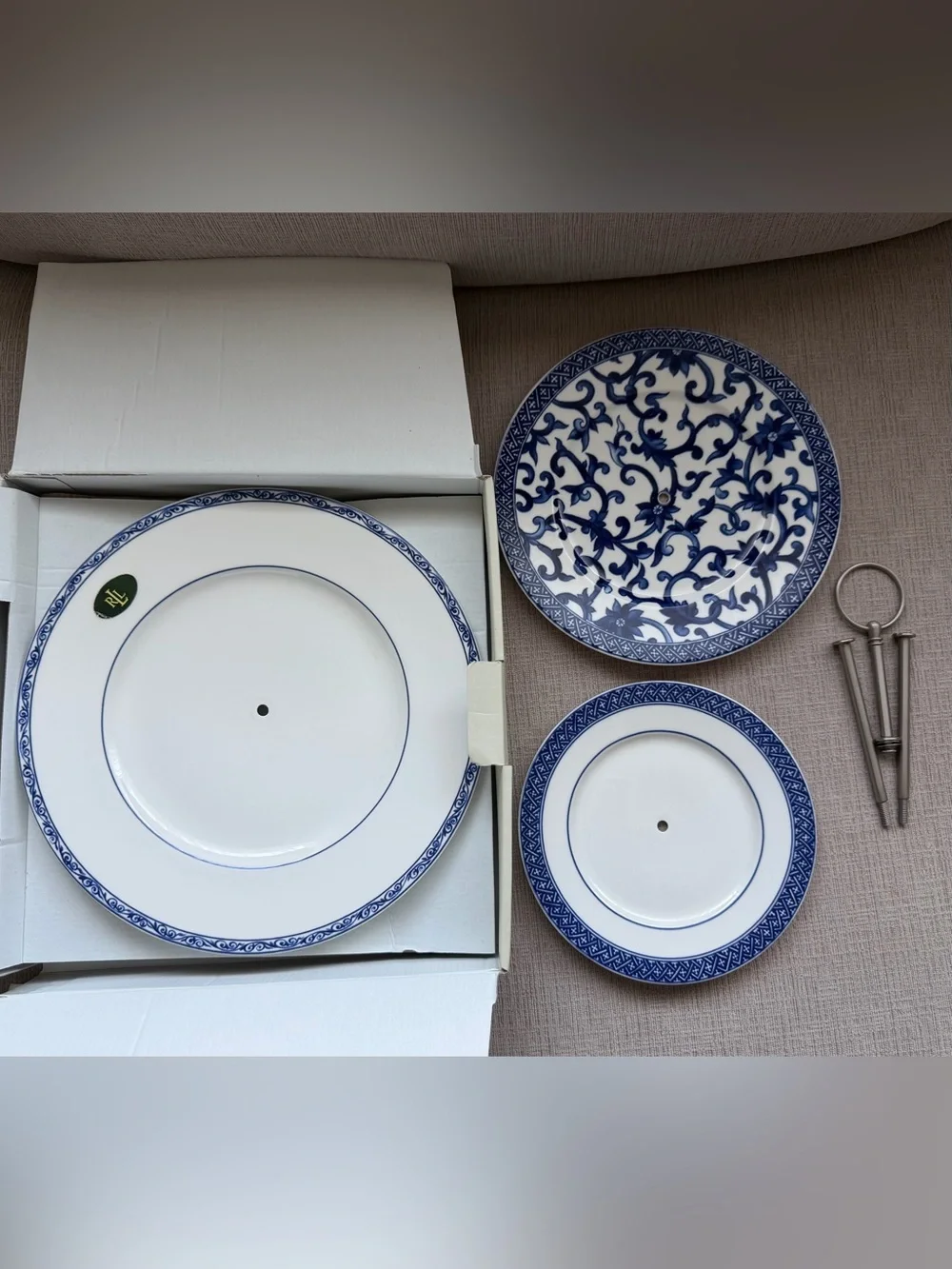 NWT Ralph Lauren Blue & White